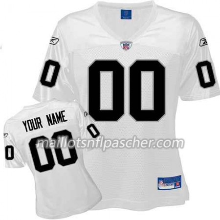 Maillot Oakland Raiders Custom Blanc - Femme